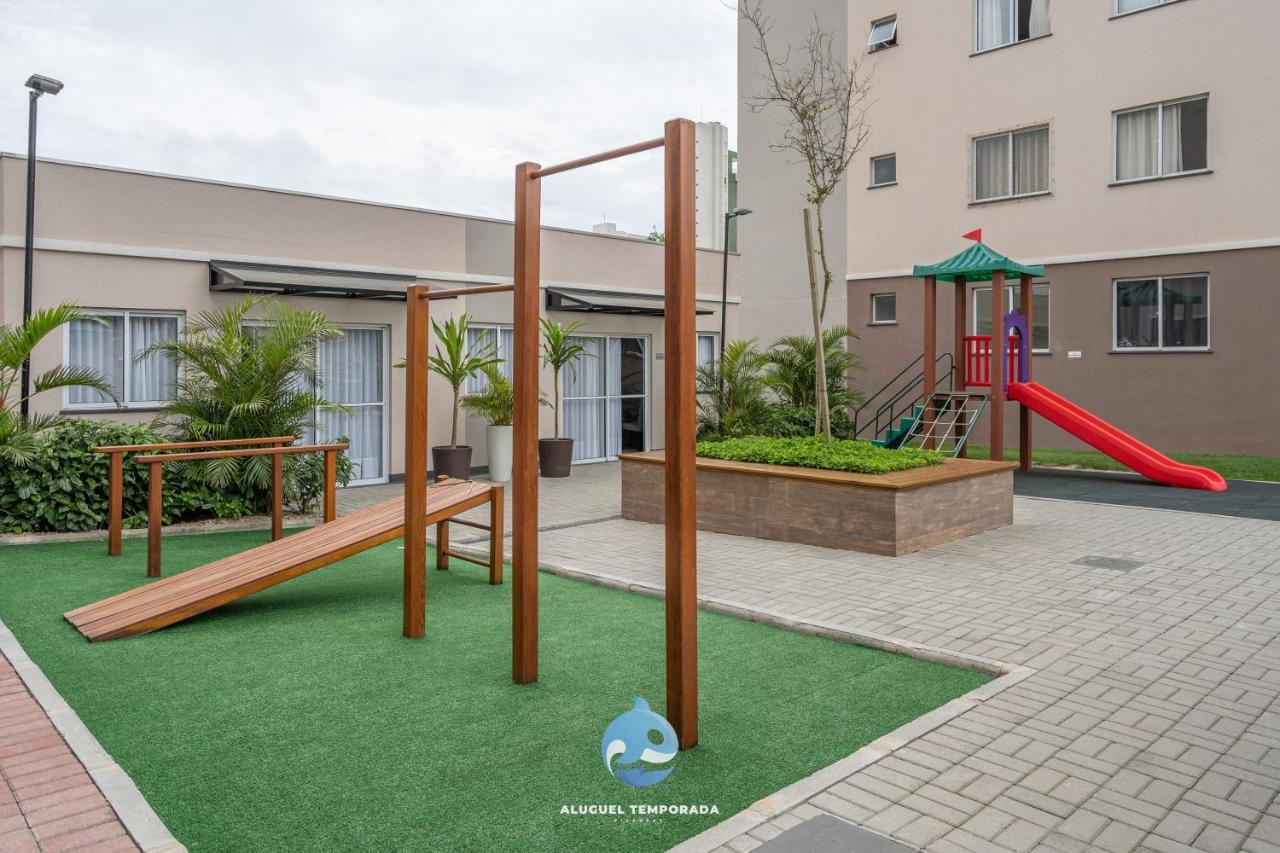 PiçarrasApartamento 150M Da Praia Com Sacada, Wi-Fi Ar Condicionado, Piscina, Portaria 24H, Playground E Vaga De Garagemアパートメント エクステリア 写真